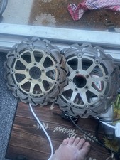 Kawasaki ZX-12R ZX12R 2000-2003 Pair Front 320mm Floating Wave Brake D