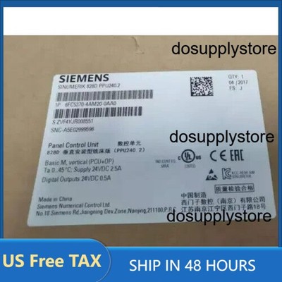 New Siemens 6FC5370-4AM20-0AA0 SINUMERIK 828D Basic M 6FC5 370-4AM20-0AA0