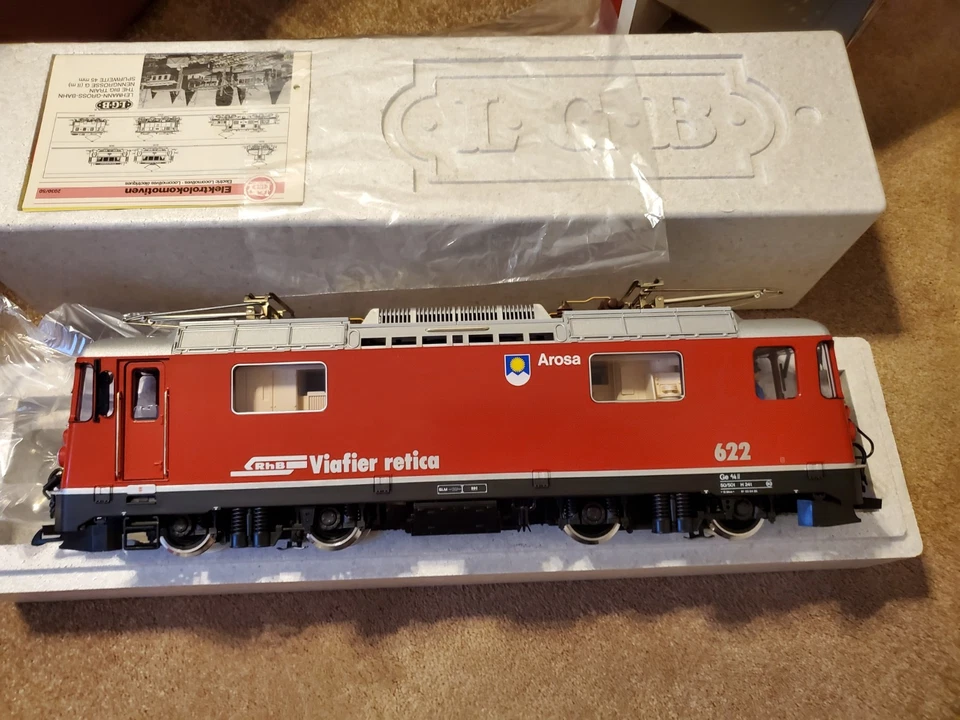 LGB 2043 G Scale Rhatische Bahn Electric Locomotive #622 - Image 3 of 4