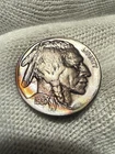 1937 D Buffalo Nickel - Gem BU Condition - Toned