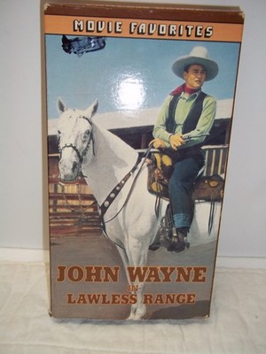 Lawless Range  VHS John Wayne Sheila Mannors Wally Howe Frank McGlynn Jr