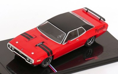 1:43 Ixo Plymouth GTX 1971 red/flatblack