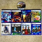 PS5 PS4 Game Lot Bundle 9 Assetto Corsa Competizione Hot Wheels Unleashed FC 24