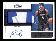 2022-23 Panini One and One #RJJ-PB5 Paolo Banchero Rookie Jumbo Jersey Auto /35