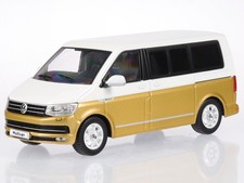 VW T6 Multivan 2017 white-gold diecast modelcar IXOCLC351 IXO 1:43