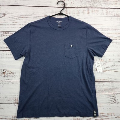 NWT Todd Snyder Made In LA Slub Pocket Tee Shirt Mens Large Original Navy
