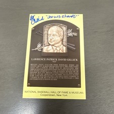 Pat Gillick Signed HOF PostCard “3x WS Champ” Blue Jays Phillies GM MLB  BB4 F