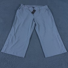 J Jill Pants Women 2X Full Leg Crop On-The-Go Woven Fit Water Repellent NEW 90