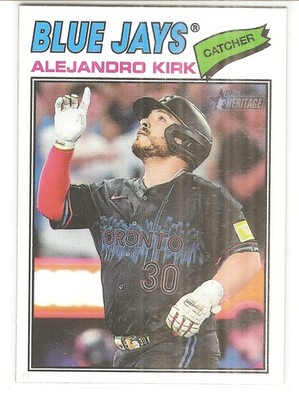 2026 TOPPS HERITAGE ALEJANDRO KIRK SHORT PRINT BASEBALL CARD #341 