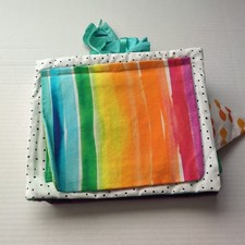 Lovevery The Charmer 3-4 months Soft Book with Multiple Cards To Put In The Book