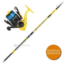 KIT PESCA CANNA TRABUCCO VEKTOR PROSURF 4.20M+MULINELLO VEKTOR MASTER 6000 COMBO