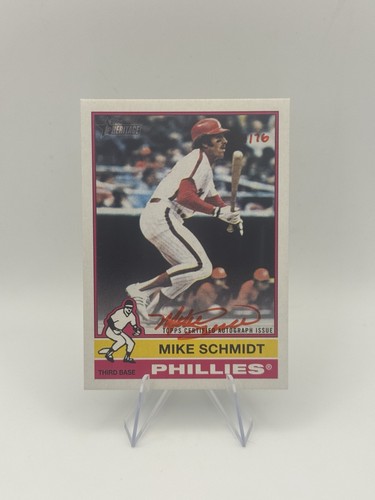 Mike Schmidt #76RO-MS 2025 Topps Heritage Real One Autograph card