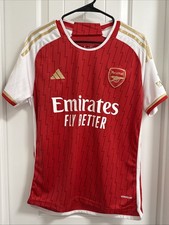 Adidas Saka #7 Arsenal 2023/2024 Home Soccer Jersey Size S