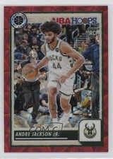 2023-24 Panini NBA Hoops Premium Stock Red Prizm /88 Andre Jackson Jr #67 1u4