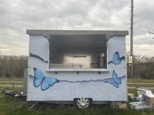 Catering Trailer Burger Van Food Trailer  Custom painted 