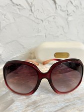 Chlo Rose Pink Gradient Large Frame Sunglasses with Case