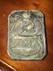 Very Rare US Artillery Shako Plate American War of 1812 Belt Buckle