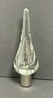 Blenko Glass Lamp Finial - Crystal