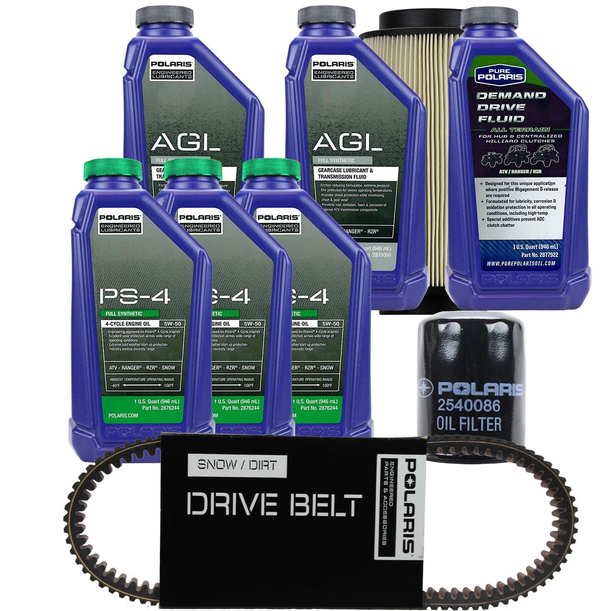 Change Serivce Kit Air Filter Drive Belt 2015 Rzr Xp 1000 & Xp 4 Oem