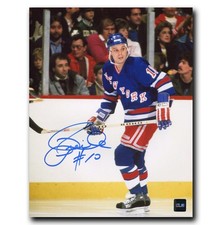 Pierre Larouche New York Rangers Autographed Skating 8x10 Photo NO TARIFFS