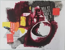 Renato Guttuso - Oggetti sul tavolo  - Fotolito 1962