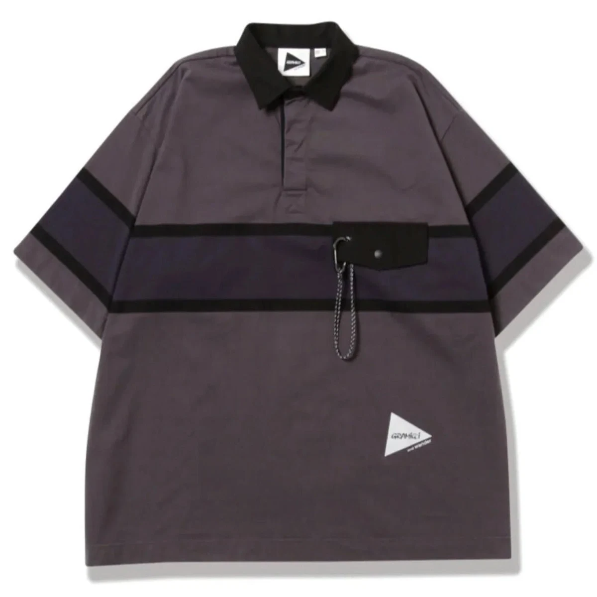 トップス GRAMICCI and wander TECH RUGBY SHIRT Gramicci x And Wander Tech Rugby Shirt Charcoal | eBay