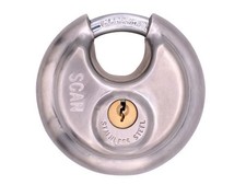 Scan - Stainless Steel Disk Type Padlock 80mm