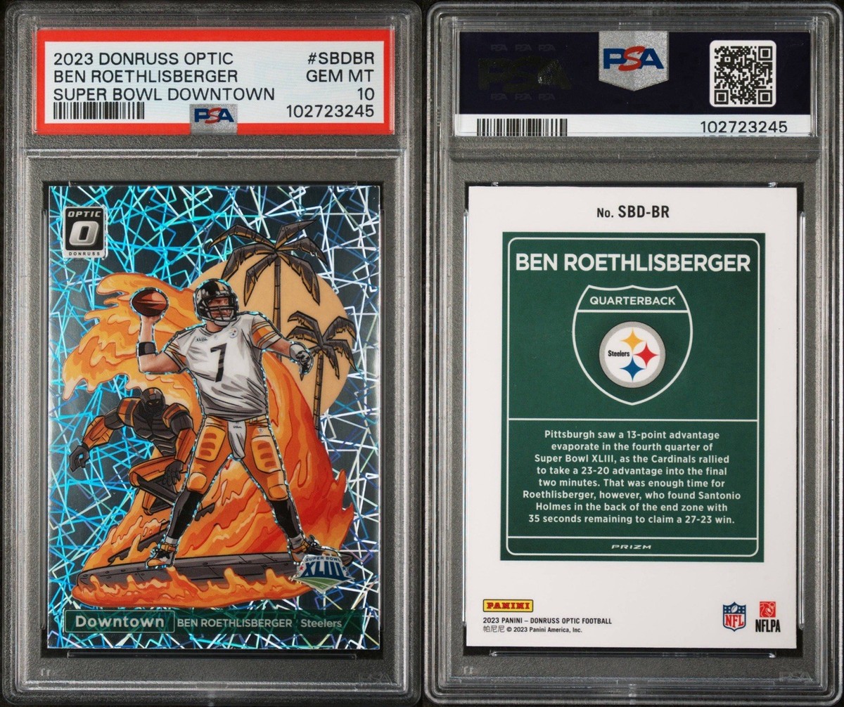 2023 Panini Donruss Optic - Super Bowl Downtown Ben Roethlisberger