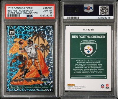 2023 Panini Donruss Optic - Super Bowl Downtown Ben Roethlisberger