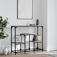Konsolentisch Grau Sonoma 89,5X28X76 Cm Holzwerkstoff