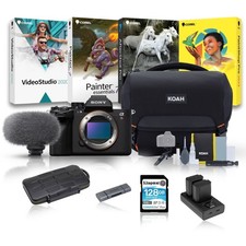 Sony Alpha a7R V Full-Frame Mirrorless Camera Shotgun Microphone Bundle