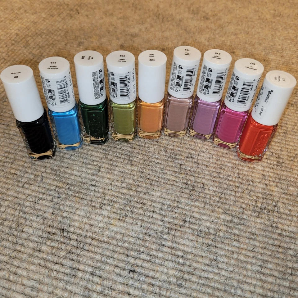 10 X 5ml Essie Nagellack SET NEU gut für den Adventskalender  gelb grün rot pink - Bild 2 von 4