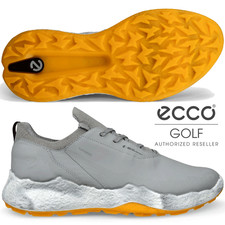 ECCO 2026 BIOM H5 MENS LEATHER WATERPROOF GOLF SHOES / WILD DOVE @ 40% OFF RRP