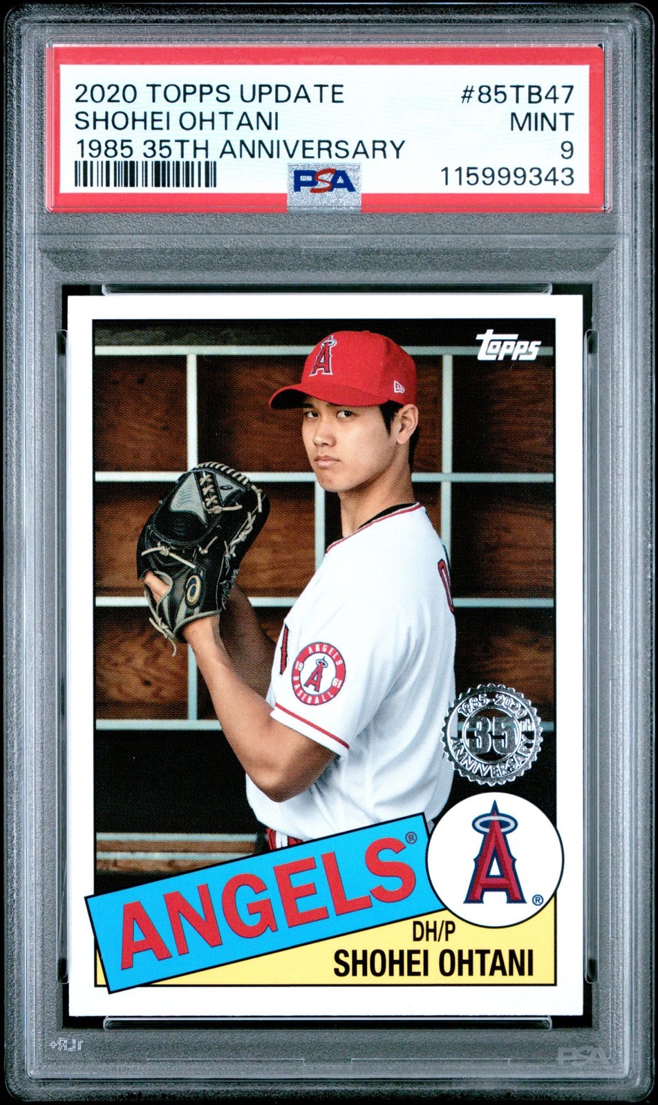 2020 Topps TOPPS 1985 #85TB47 SHOHEI OHTANI PSA 9 MINT