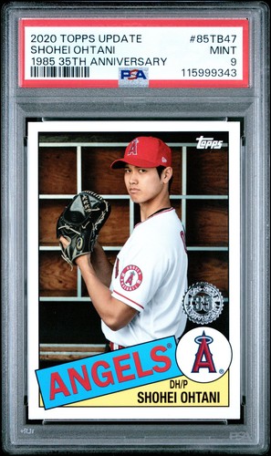 2020 Topps TOPPS 1985 #85TB47 SHOHEI OHTANI PSA 9 MINT