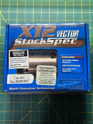 LRP X12 Vector Stock Spec Brushless Sensored 10.5T No. 50832
