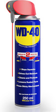 WD-40 Multi Use Lubricant Spray 250Ml, Wide and Narrow Smart Straw, Multipurpose 26.44 per litre