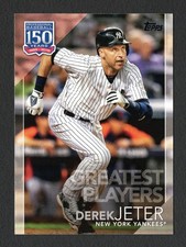 Derek Jeter 2019 Topps Greatest Players 150 Years of Baseball #150-73 Yankees