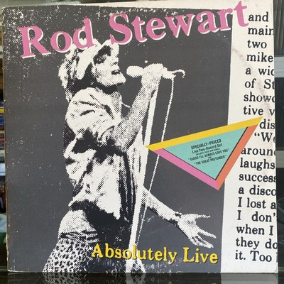 Rod Stewart - Absolutely LIVE (1982, Vinyl 2x LP)  Da Ya Think I m Sexy 
