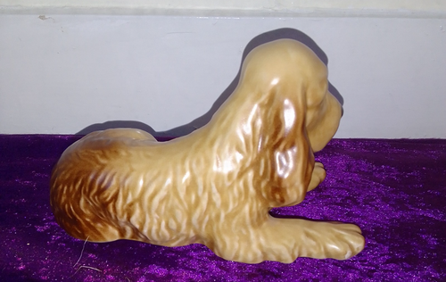 Sylvac Spaniel Lying Down 114B Vintage Ceramic Figurine - Picture 2 of 6
