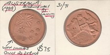 Australia: 1988 Bicentenary medal by Canning Advance & Prosper. Only 20 struck