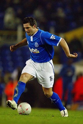 David Dunn of Birmingham City runs with the ball at the FA Cup Thi- Old Photo
