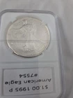 1995-P American Silver Eagle Proof Coin Uncirculated 1 Ounce Bullion US Mint