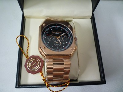 Swan & Edgar Limited Edition Hand Assembled Retro Timer Rose Gold Automatic New