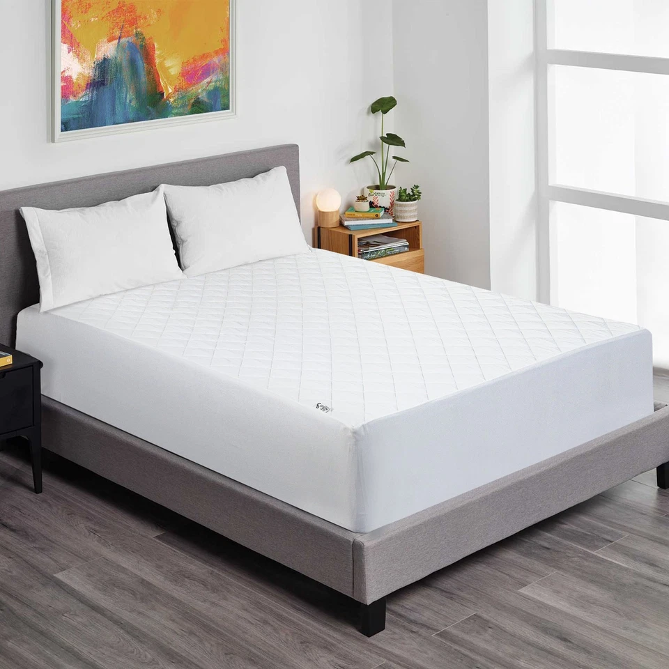 Protector de colchón 100 % impermeable almohadilla de colchón acolchada funda de colchón 1-12 PACK Foto 3 de 4