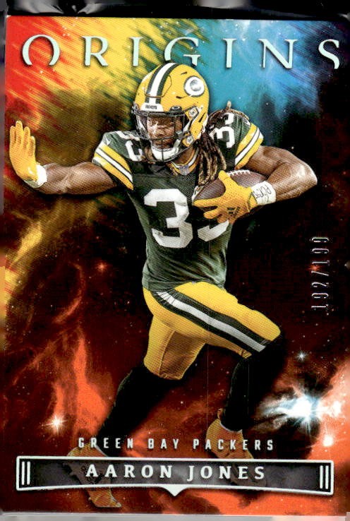 2022 Panini Origins #38 Aaron Jones Orange #/199