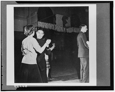 Photo:New York NY 1940s Dancing Couple Ballroom Dance Hall Photo