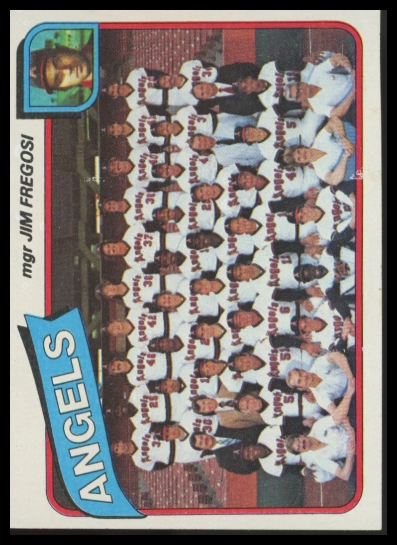 1980 Topps #214 California Angels / Jim Fregosi Baseball California Angels