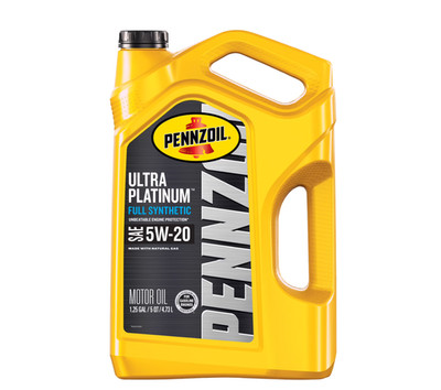 Pennzoil Ultra Platinum Full Synthetic 5W-20 Motor Oil, 5 Quart