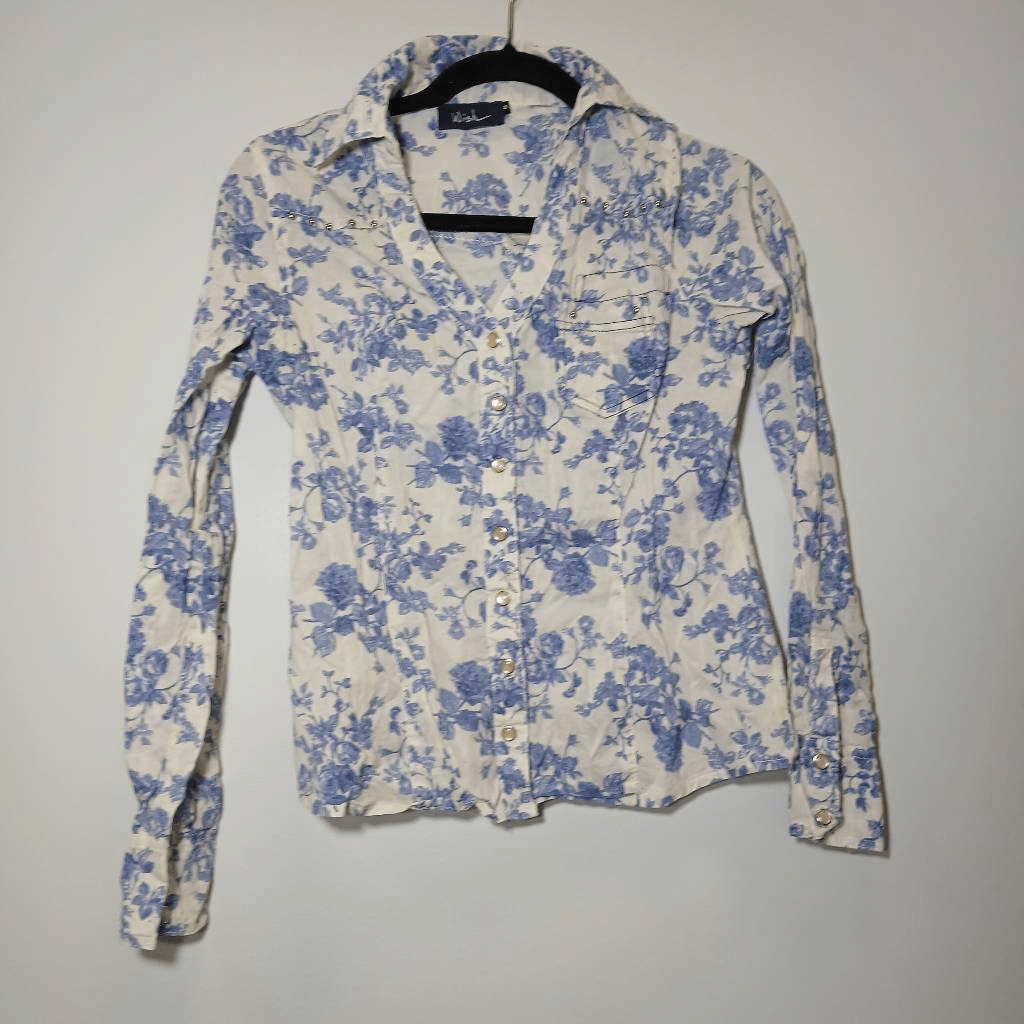 Chemises en jean pour femme - Chemisier boutonné Y2K